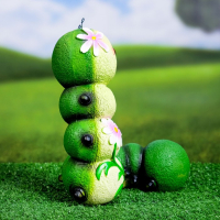 Садовая фигура "Гусеница-Красотка" 14х19х22см Садовая фигура "Гусеница-Красотка" 14х19х22см