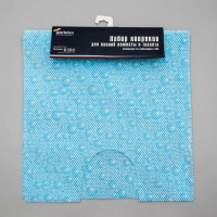 Набор ковриков для ванны и туалета &laquo;Пузыри&raquo;, 2 шт: 50&times;52, 50&times;85 см