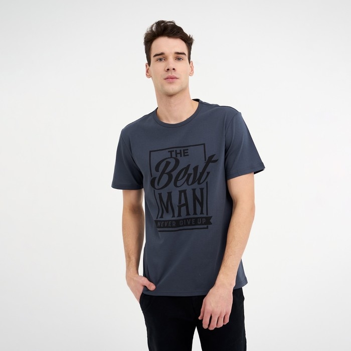 Футболка мужская KAFTAN "Best man", р. 50