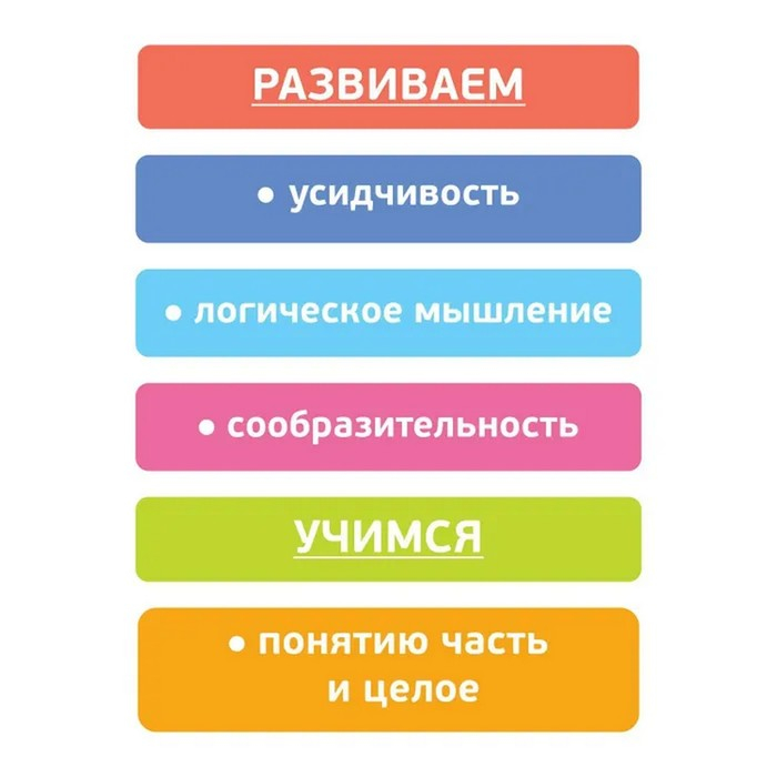 Деревянные кубики &laquo;Животные&raquo; 4 элемента, Томик