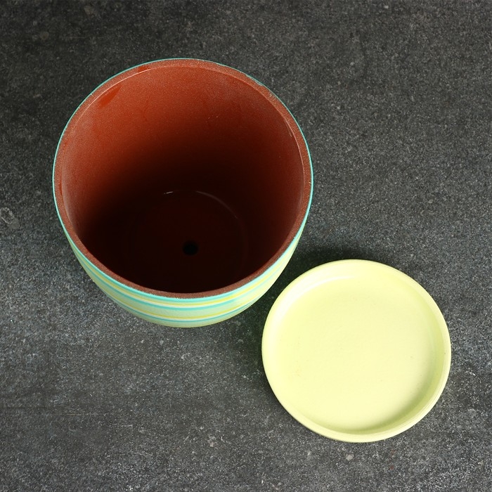 Набор горшков 3 шт. "Полосатый" 2,6л, 1,4л, 0,9л