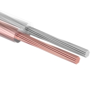 Кабель акустический REXANT SILICON, 2 х 1,00 мм&sup2;, прозрачный, мини-бухта, 5 м