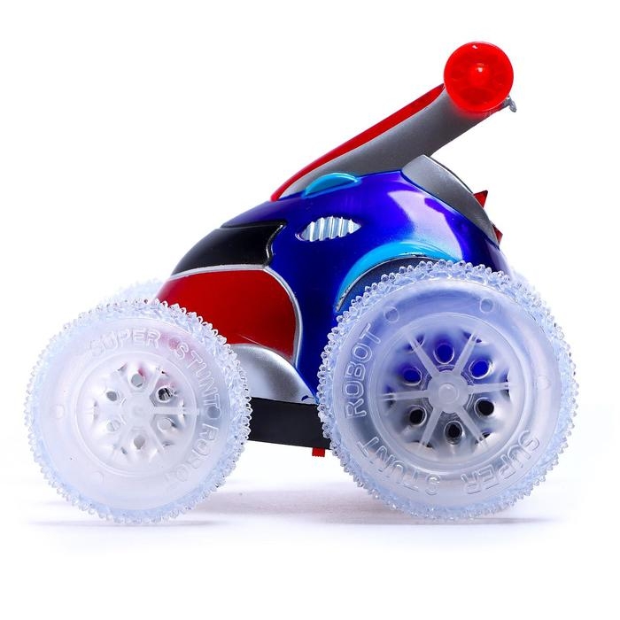 Перевёртыш радиоуправляемый &laquo;Скорость&raquo;, работает от батареек, световые эффекты, цвет синий