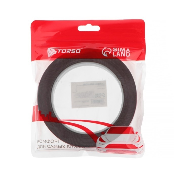 Клейкая лента TORSO, двусторонняя, усиленная, 22 мм &times; 5 м