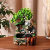 Фонтан "Дерево на камнях, брёвнышки" 14х19х20 см (с подсветкой) Фонтан "Дерево на камнях, брёвнышки" 14х19х20 см (с подсветкой)