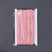 Тесьма декоративная &laquo;Самоса&raquo;, 18 мм, 9,1 &plusmn; 0,5 м, цвет розовый