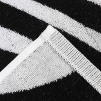 Полотенце махровое Этель "Zebra" чёрный, 50х90 см, 100% хлопок, 420 гр/м2 Полотенце махровое Этель "Zebra" чёрный, 50х90 см, 100% хлопок, 420 гр/м2