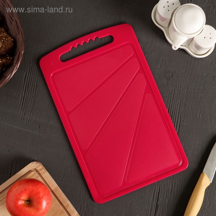 Доска разделочная, 32×20 см, цвет МИКС Доска разделочная, 32×20 см, цвет МИКС