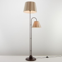 Торшер 3601/2 2х40Вт Е27, коричневый