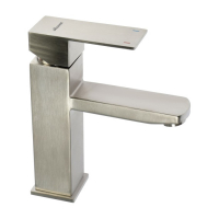 Смеситель для раковины Accoona A96201, 1-рычажный, картридж 35мм, h=18см, нерж.сталь Смеситель для раковины Accoona A96201, 1-рычажный, картридж 35мм, h=18см, нерж.сталь