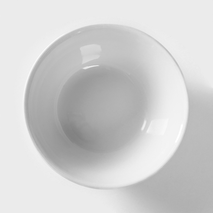 Пиала фарфоровая «Бельё», 200 мл, d=11,2 см, цвет белый Пиала фарфоровая «Бельё», 200 мл, d=11,2 см, цвет белый