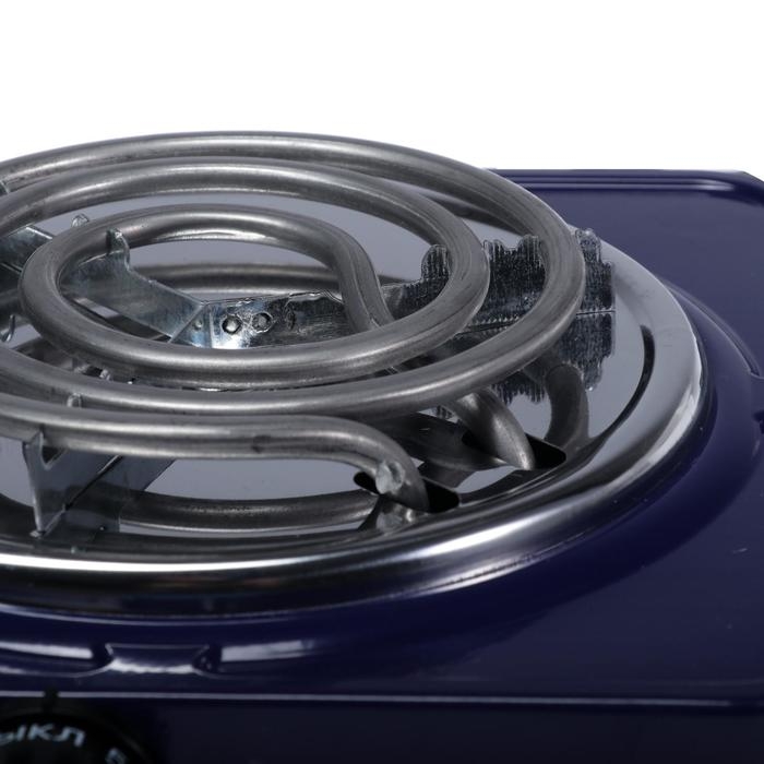 Плитка электрическая HOMESTAR HS-1103, 1000 Вт, 1 конфорка, цвет Плитка электрическая HOMESTAR HS-1103, 1000 Вт, 1 конфорка, цвет "сапфир"