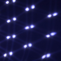 Световой прибор &laquo;Снежинки&raquo;, IP65, свечение белое, 12 В