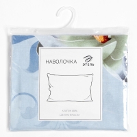 Наволочка 50×70 Этель «Кувшинки» бязь, 125 г/м², 100% хлопок Наволочка 50×70 Этель «Кувшинки» бязь, 125 г/м², 100% хлопок