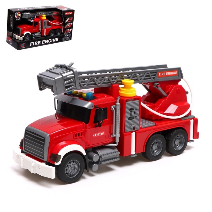 Машина инерционная &laquo;Пожарная служба&raquo;, брызгает водой, свет и звук