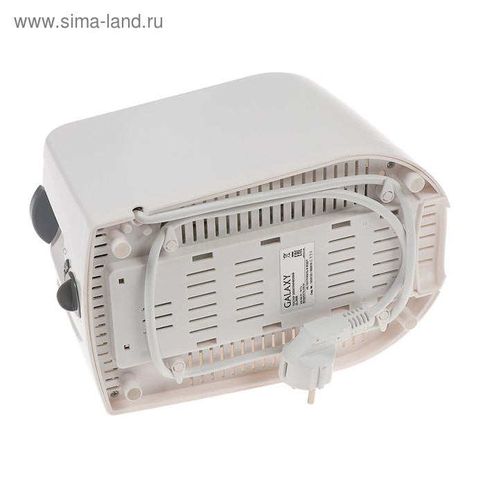 Тостер Galaxy GL 2906, 850 Вт, 5 режимов прожарки, 2 тоста, белый