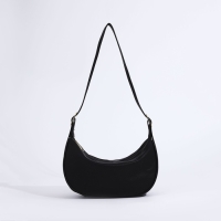 Сумка-багет на молнии, цвет чёрный Сумка-багет на молнии, цвет чёрный