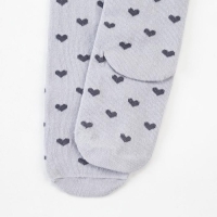 Колготки детские KAFTAN &laquo;Сердечки&raquo; 92-98 см, цвет серый