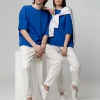 Футболка унисекс оверсайз Street Vibes, ярко-синяя, размер XL/XXL