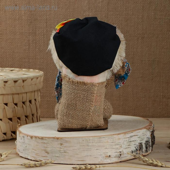 Оберег-домовой "Кузя в кепке, мешком"МИКС