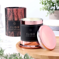 Свеча ароматическая "Elisir", 9х10,5 см, орхидея, розовое золото Свеча ароматическая "Elisir", 9х10,5 см, орхидея, розовое золото