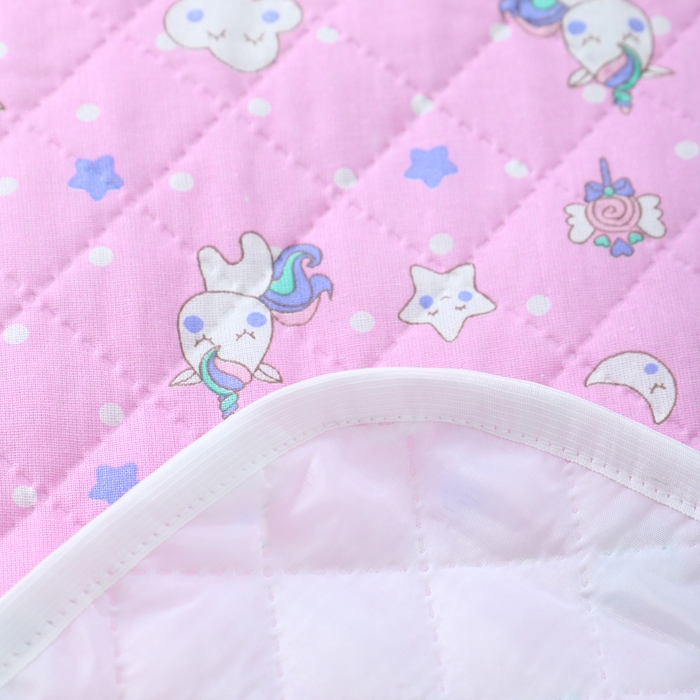 Покрывало Единорожки 150х210см, розовый, бязь 120г/м, хл 100%