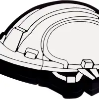 Флешка &laquo;Каска&raquo;, белая, 16 Гб