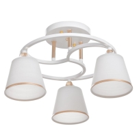 Люстра "Роуз" 3х40Вт Е27 Белый, золото 42х42х23см Люстра "Роуз" 3х40Вт Е27 Белый, золото 42х42х23см