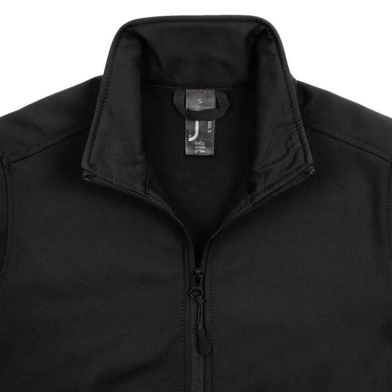 Куртка софтшелл женская Race Women черная, размер S