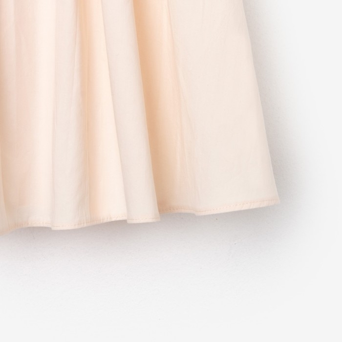 Платье для девочки с воротником KAFTAN, размер 30 (98-104), цвет молочный