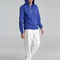 Толстовка на молнии с капюшоном Unit Siverga, ярко-синяя, размер 4XL