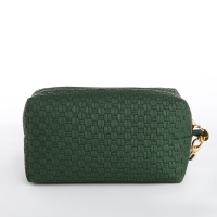 Косметичка на молнии, цвет зелёный Косметичка на молнии, цвет зелёный