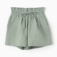 Костюм для девочки (рубашка и шорты) MINAKU, цвет оливковый, рост 158-164 см Костюм для девочки (рубашка и шорты) MINAKU, цвет оливковый, рост 158-164 см