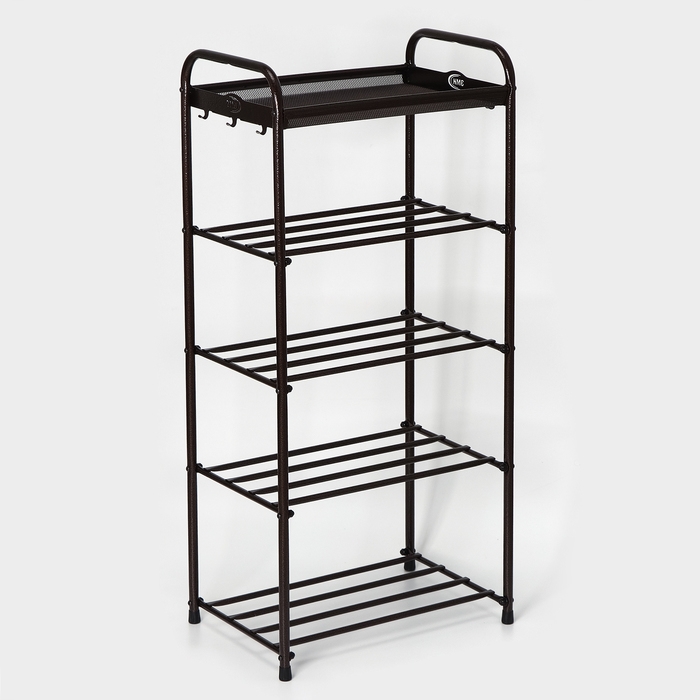 Подставка для обуви, 5 ярусов, 45&times;30&times;95 см, цвет МИКС