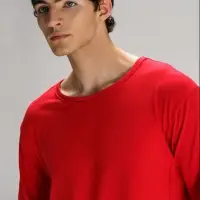 Футболка оверсайз унисекс Vozduh, красная, размер M/L