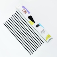 Набор фибровых палочек для ароматического диффузора, 25х0,3 см, 10 штук, черный Набор фибровых палочек для ароматического диффузора, 25х0,3 см, 10 штук, черный