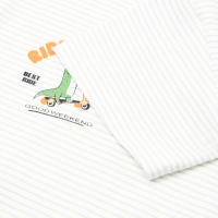 Футболка для мальчика, цвет белый/полоска, рост 110 см