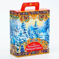 Новый год. Подарочная коробка Новогодняя Презент "Рождество в зимнем лесу" 15,5 х 7 х 19 см. Новый год. Подарочная коробка Новогодняя Презент "Рождество в зимнем лесу" 15,5 х 7 х 19 см.