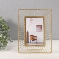 Фоторамка металл на 1 фото 10х15 см "Солнце" золото 18х23,7 см Фоторамка металл на 1 фото 10х15 см "Солнце" золото 18х23,7 см