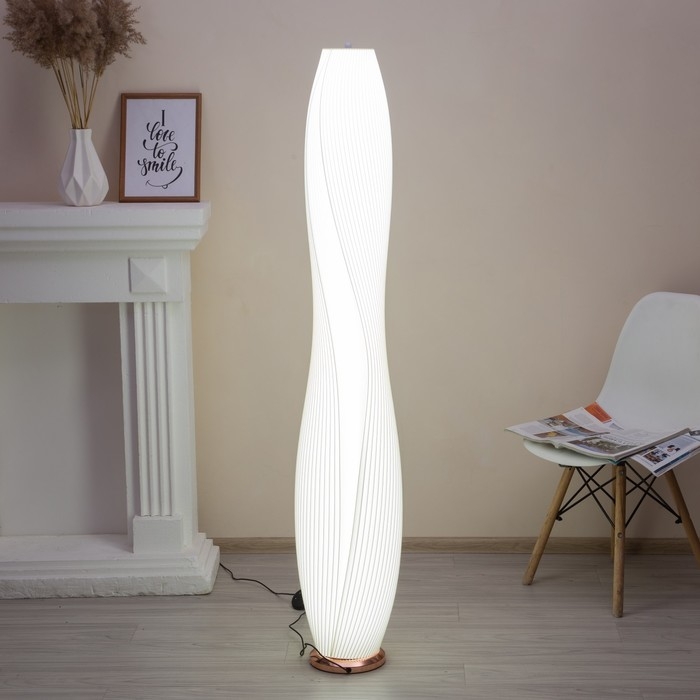 Торшер "Марокко" 30Вт 6000К белый 38х38х154см