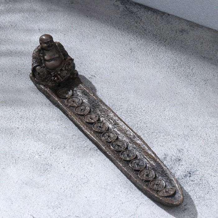 Подставка для благовоний Подставка для благовоний "Сила", 23 х 5.5 х 5.5 см, бетон, микс