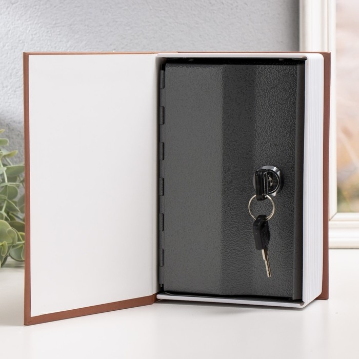 Шкатулка книга пластик, металл Шкатулка книга пластик, металл "Библия" 5,5х12х18 см