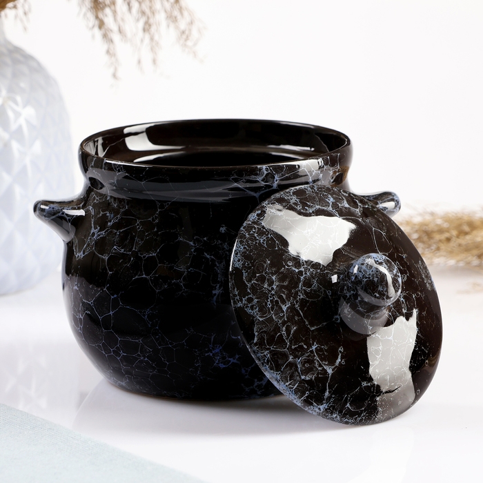 Горшок керамический для запекания Горшок керамический для запекания "Пиканто" 0,65л / 12,5х11,5см, вуаль