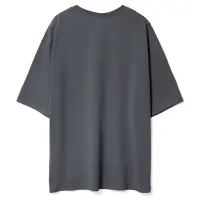 Футболка унисекс оверсайз Crosstown, темно-серая, размер L