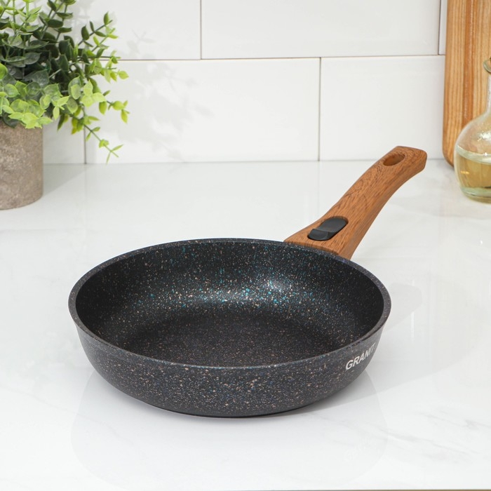 Сковорода Granit ultra blue, d=22 см, съёмная ручка, антипригарное покрытие, цвет синий Сковорода Granit ultra blue, d=22 см, съёмная ручка, антипригарное покрытие, цвет синий