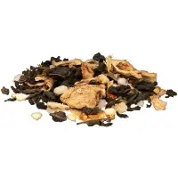 Чай &laquo;Сокочай&raquo;, зеленый с соком имбиря, с кусочками имбиря, апельсина и медом