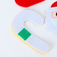 Набор для творчества «Ёлочка с золотой звездой» украшения на липучках Набор для творчества «Ёлочка с золотой звездой» украшения на липучках