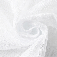 Скатерть Доляна Ажур цв.белый d180 &plusmn;5 см, 100%п/э