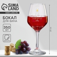 Бокал для вина &laquo;Слёзы бывших&raquo;, 350 мл.