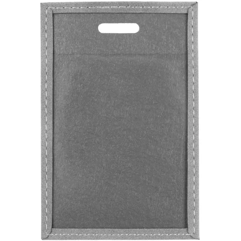 Чехол для пропуска Nubuk, светло-серый